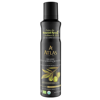 Atlas Olive Oils Organic Extra Virgin Olive Oil Spray – 160 mL - image 1