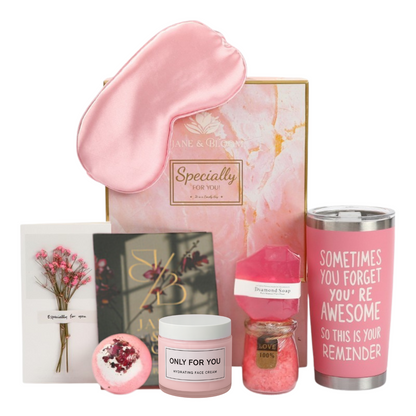 Pretty in Pink Spa Collection – 6Pc Self-Care Gift Box - image 1