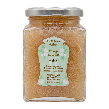 Bamboo Tears Body Scrub - Aloe Vera and Tiare Flowers - Journey To The Islands - image 1