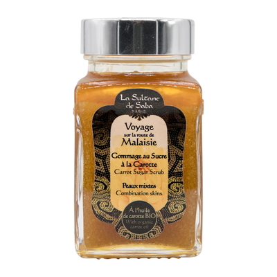 Carrot Sugar Scrub - Jasmine and Tropical Flowers - Journey To the Route of Malaysia