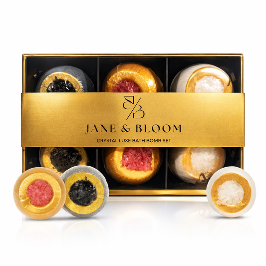 Crystal Luxe Bath Bomb Gift Set - Jane & Bloom
