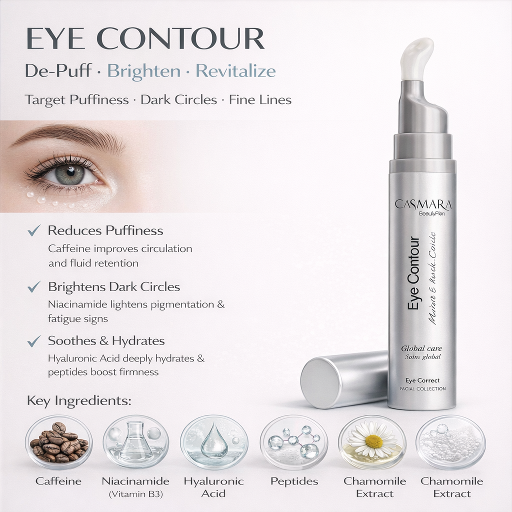 Casmara Eye Contour - Anti Puffiness & Dark Circle — 15ml - image 2
