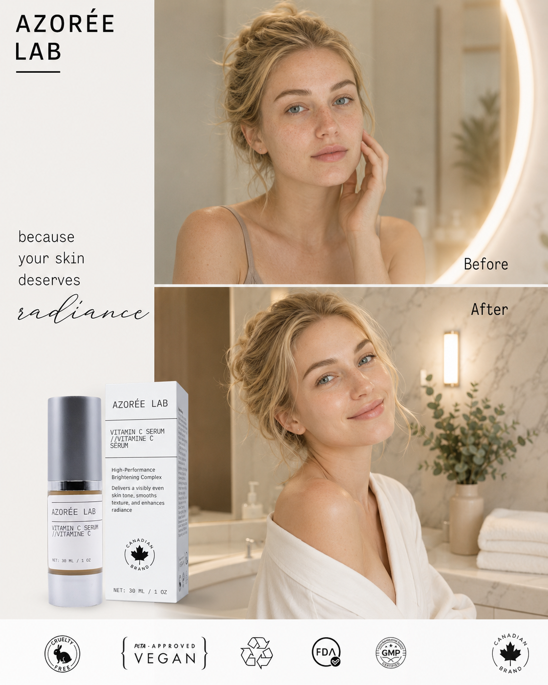 AZORÉE LAB Vitamin C Serum // Brightening Prickly Pear Extract - image 3