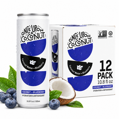 Once Upon a Coconut Coconut Water with Blueberry - 12 Pack