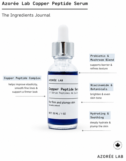 AZORÉE LAB Copper Peptide Serum – GHK-Cu Firming + Barrier Hydration, 30 ml - image 3