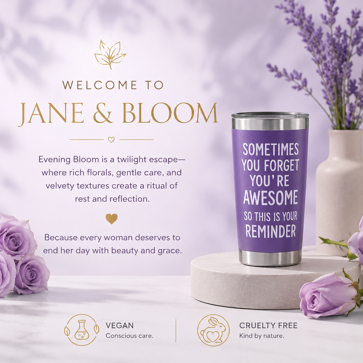 Lavender Rituals – Purple Spa Gift Set with Towel Bear
