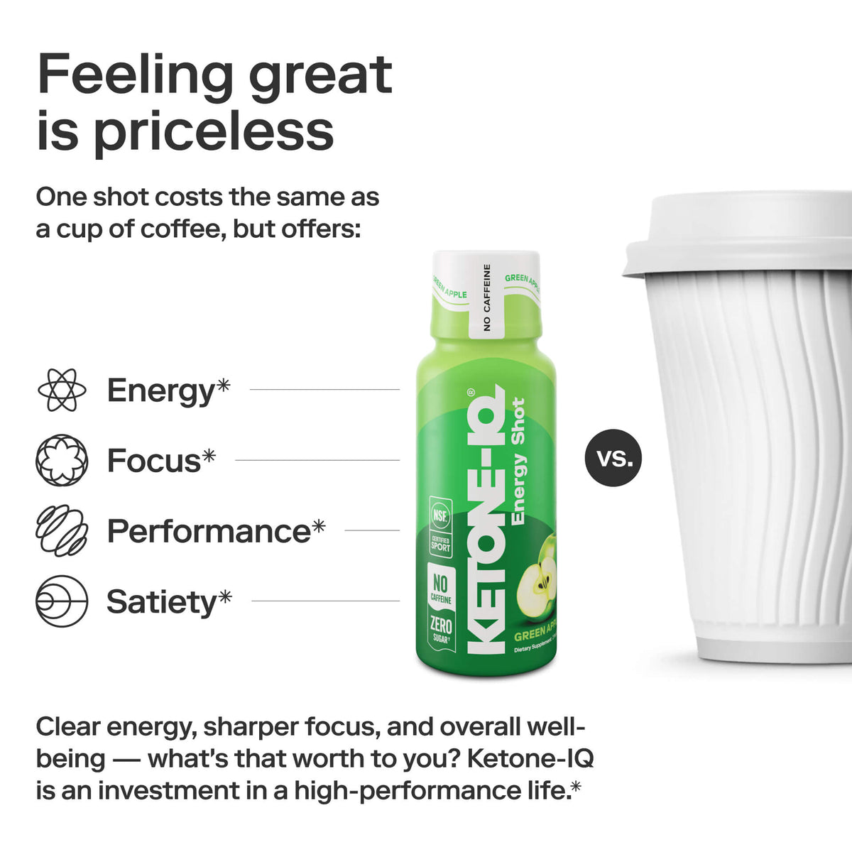 Ketone-IQ Caffeine-Free Shot, Green Apple - image 7