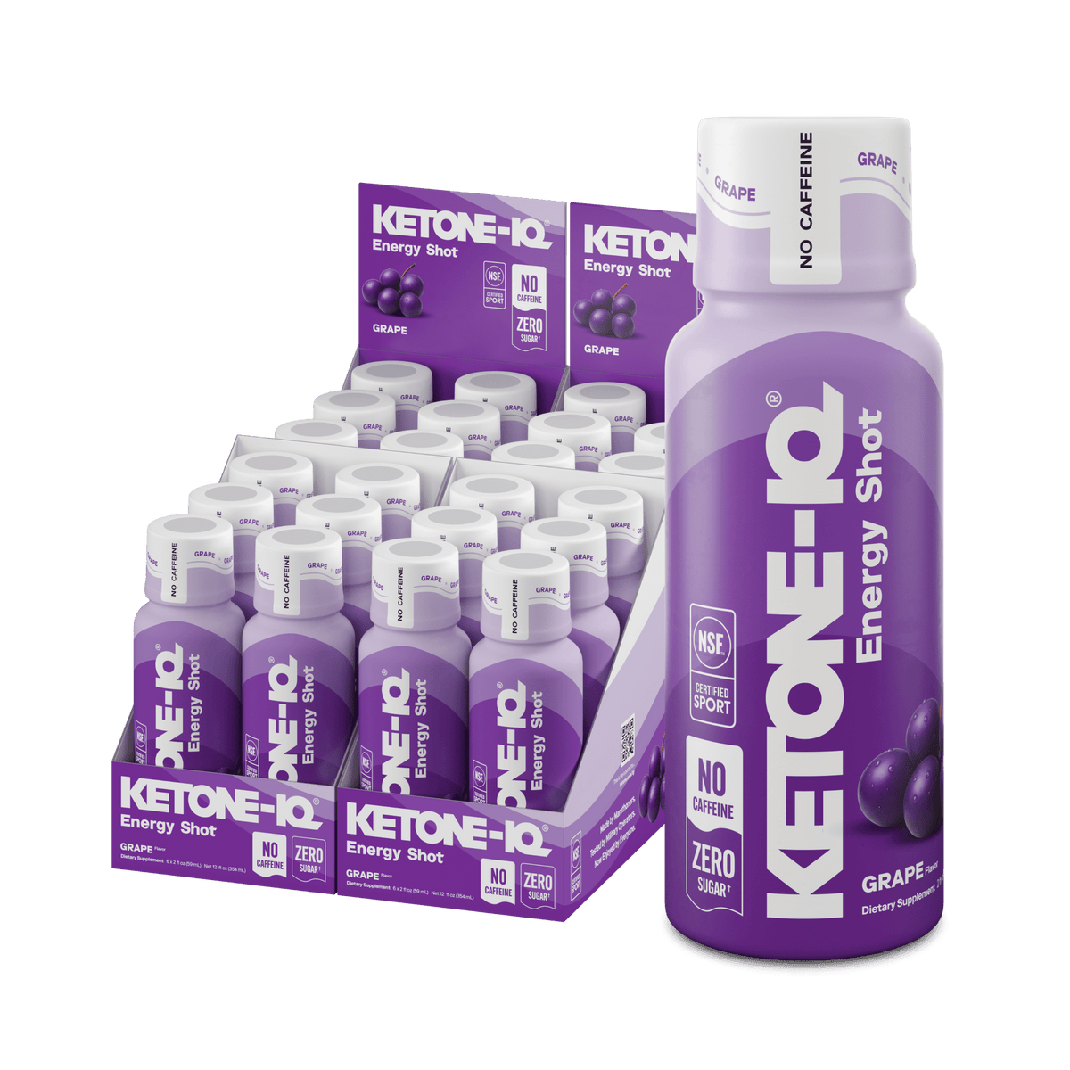 Ketone-IQ Caffeine-Free Shot, Grape - image 9