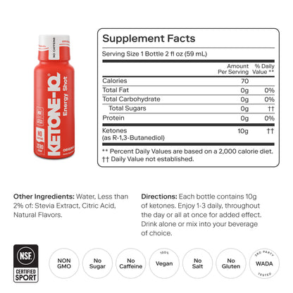 Ketone-IQ Caffeine-Free Shot, Original - image 4