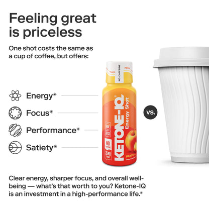 Ketone-IQ Caffeine-Free Shot, Peach - image 9