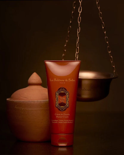 Shower Cream – Ayurvedic Treatment Amber Vanilla Patchouli – Journey to the Spices Route - image 3