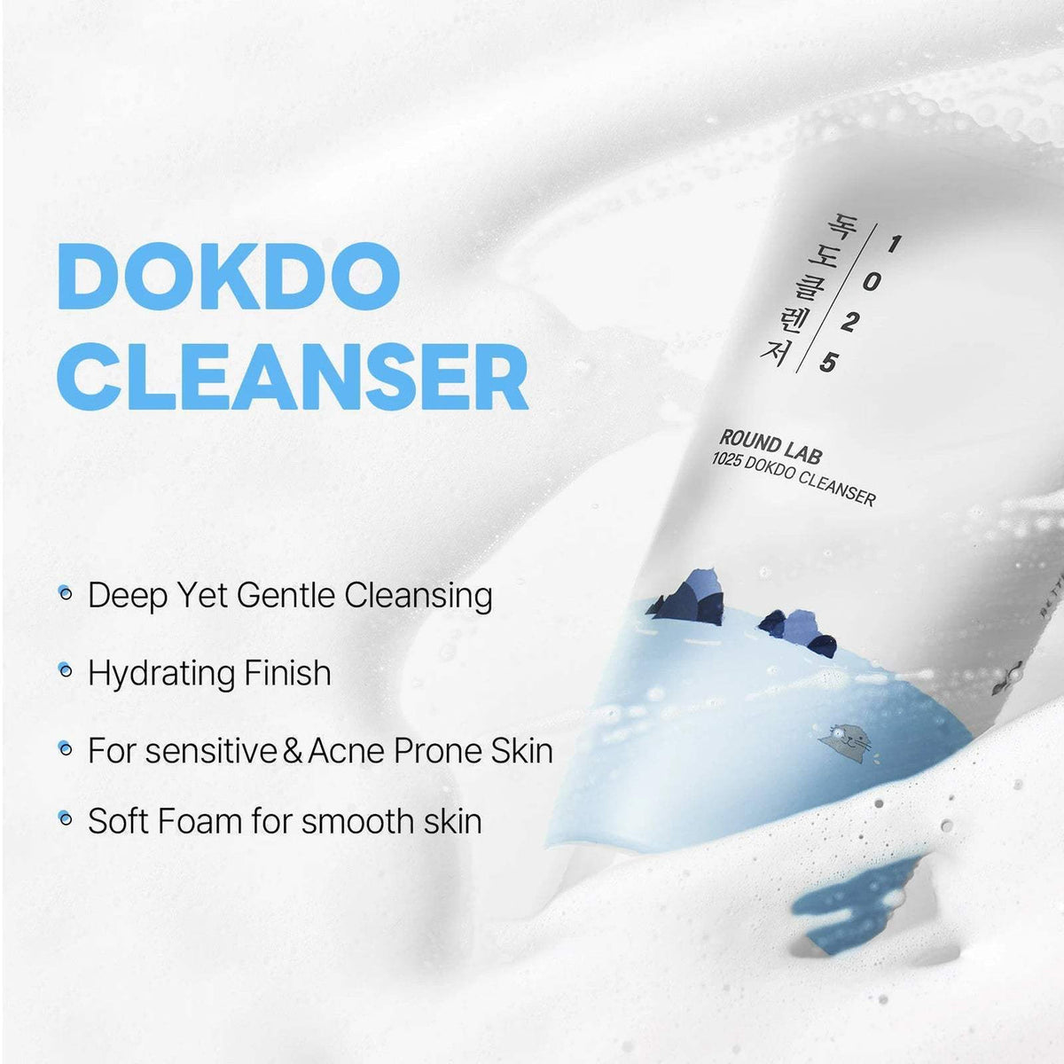 Round Lab – 1025 Dokdo Cleanser – 150 ml - image 1