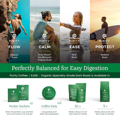 EASE: Dark Roast –  Whole Bean Coffee – 2268g - image 3