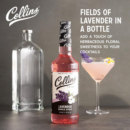 Collins Lavender Simple Syrup — 32 oz - image 3