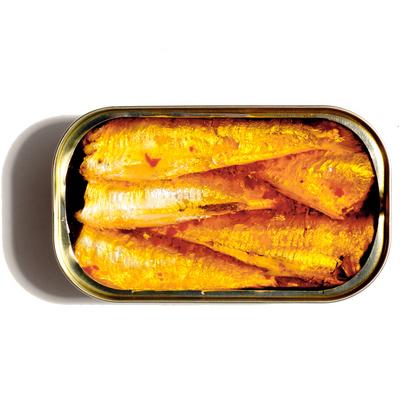 Fishwife Sardines with Hot Pepper – Tinned Fish – 3.75 oz (106 g) - image 1