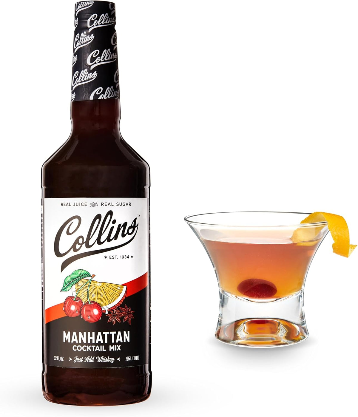 Collins Old Fashioned Mix — 32 oz - image 1