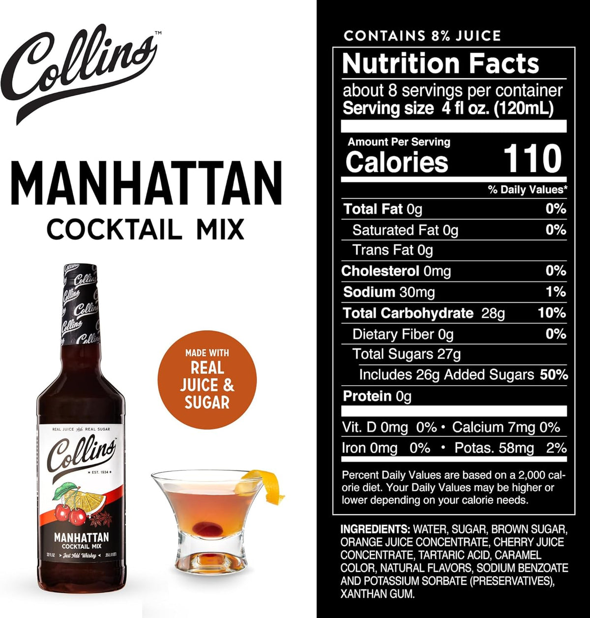 Collins Old Fashioned Mix — 32 oz - image 6