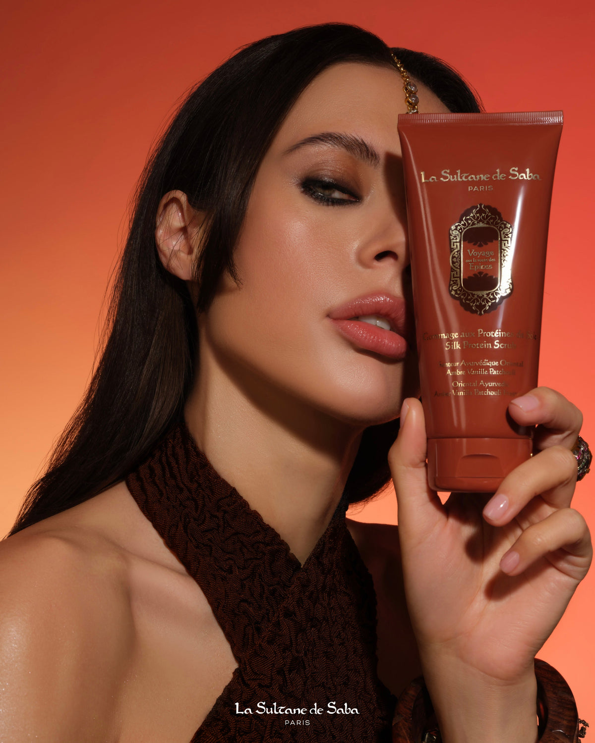 Silk Protein Scrub - Ayurvedic Treatment Amber Vanilla Patchouli - Journey To the Spices Route - image 4