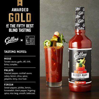 Collins Spicy Bloody Mary Mix — 32 oz - image 5