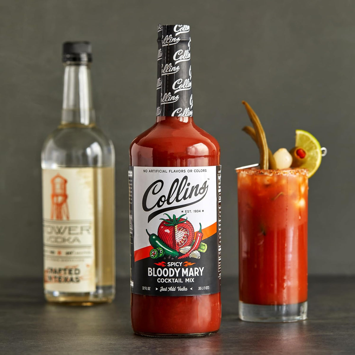 Collins Spicy Bloody Mary Mix — 32 oz - image 7