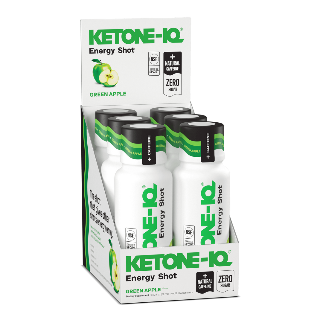 Ketone-IQ +Caffeine Shot, Green Apple - image 1