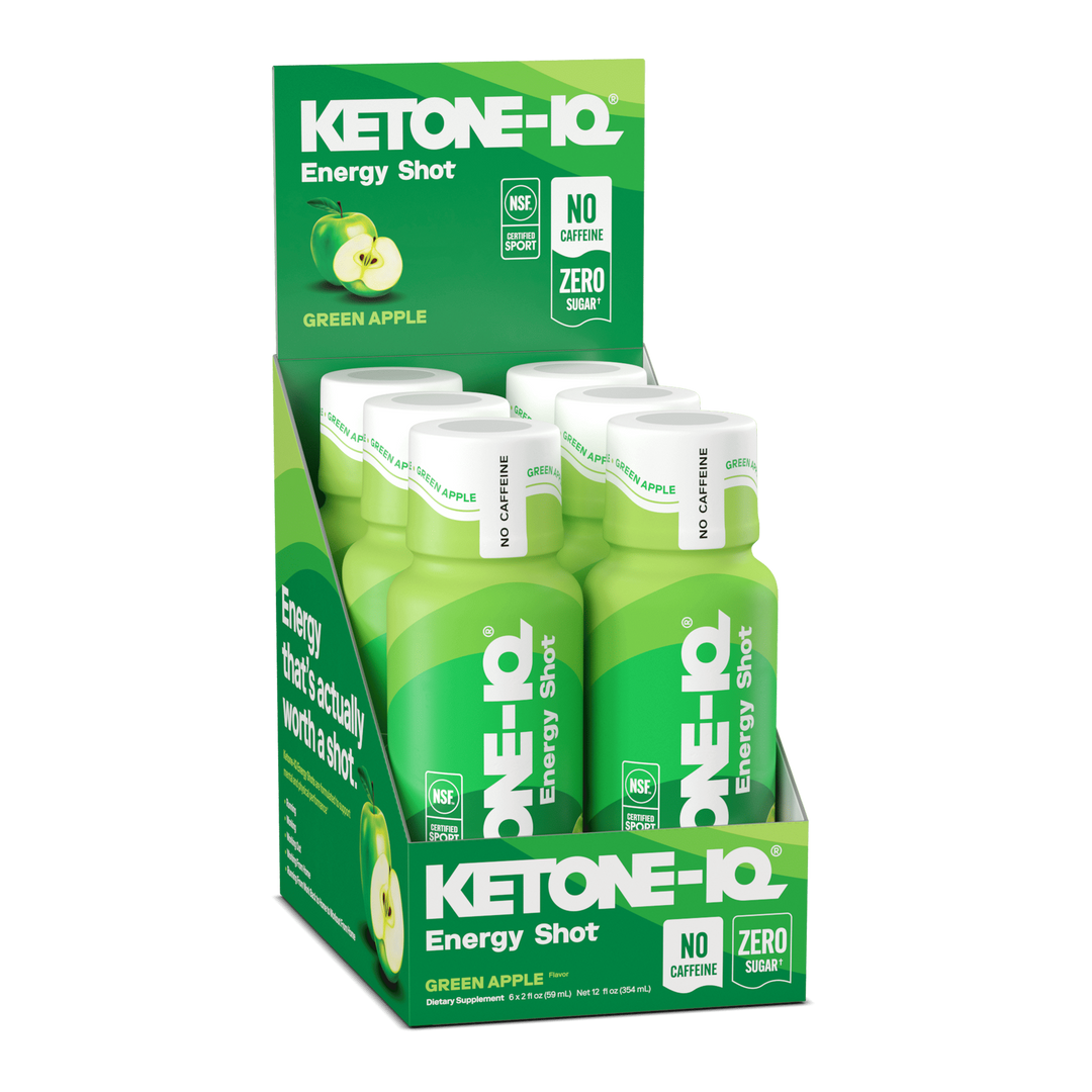 Ketone-IQ Caffeine-Free Shot, Green Apple - image 1
