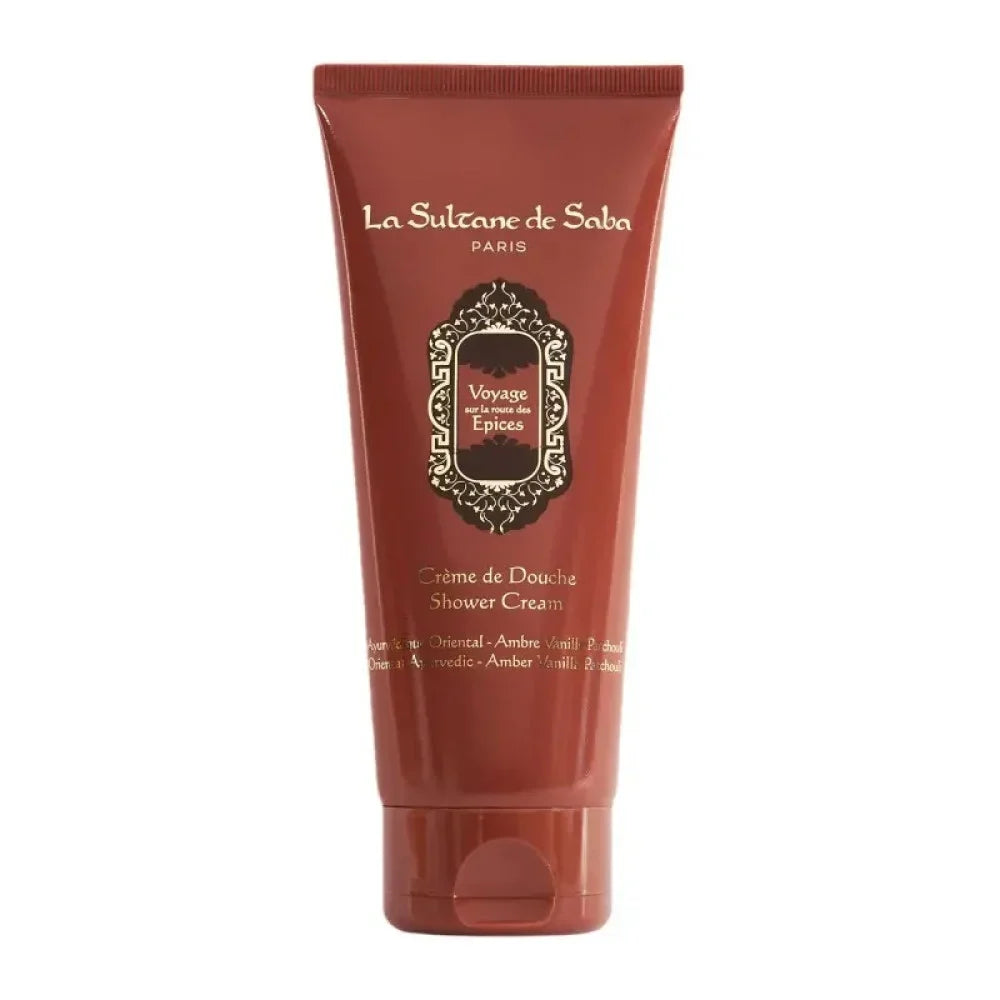 Shower Cream – Ayurvedic Treatment Amber Vanilla Patchouli – Journey to the Spices Route - image 1
