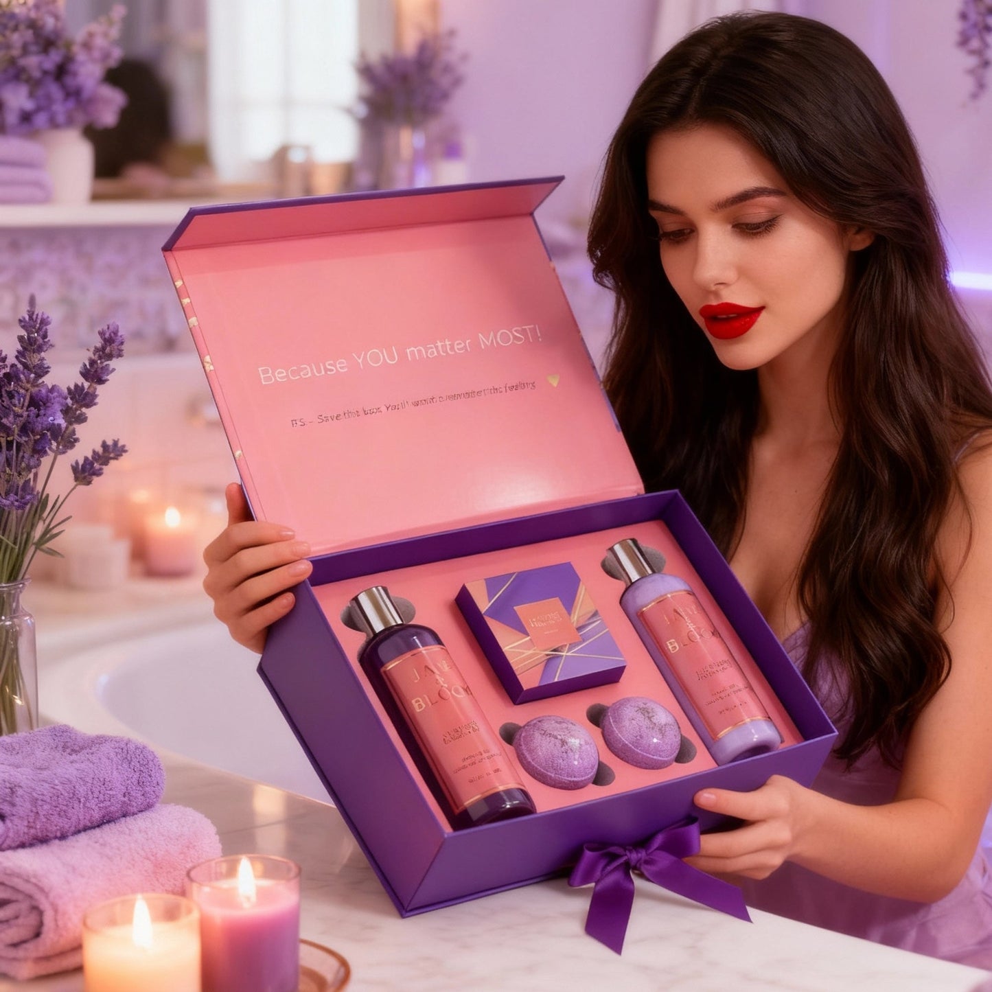 Spa Gift Set Lavender & Bergamot by Jane & Bloom