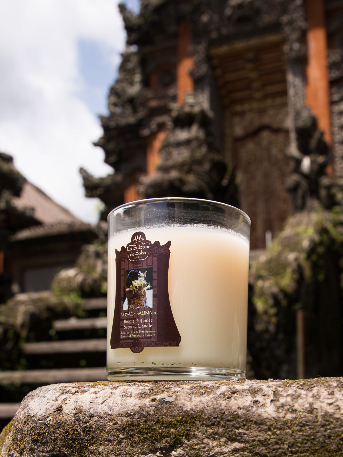 Scented Candle – Lotus & Frangipani Flower – Journey to Bali - image 2