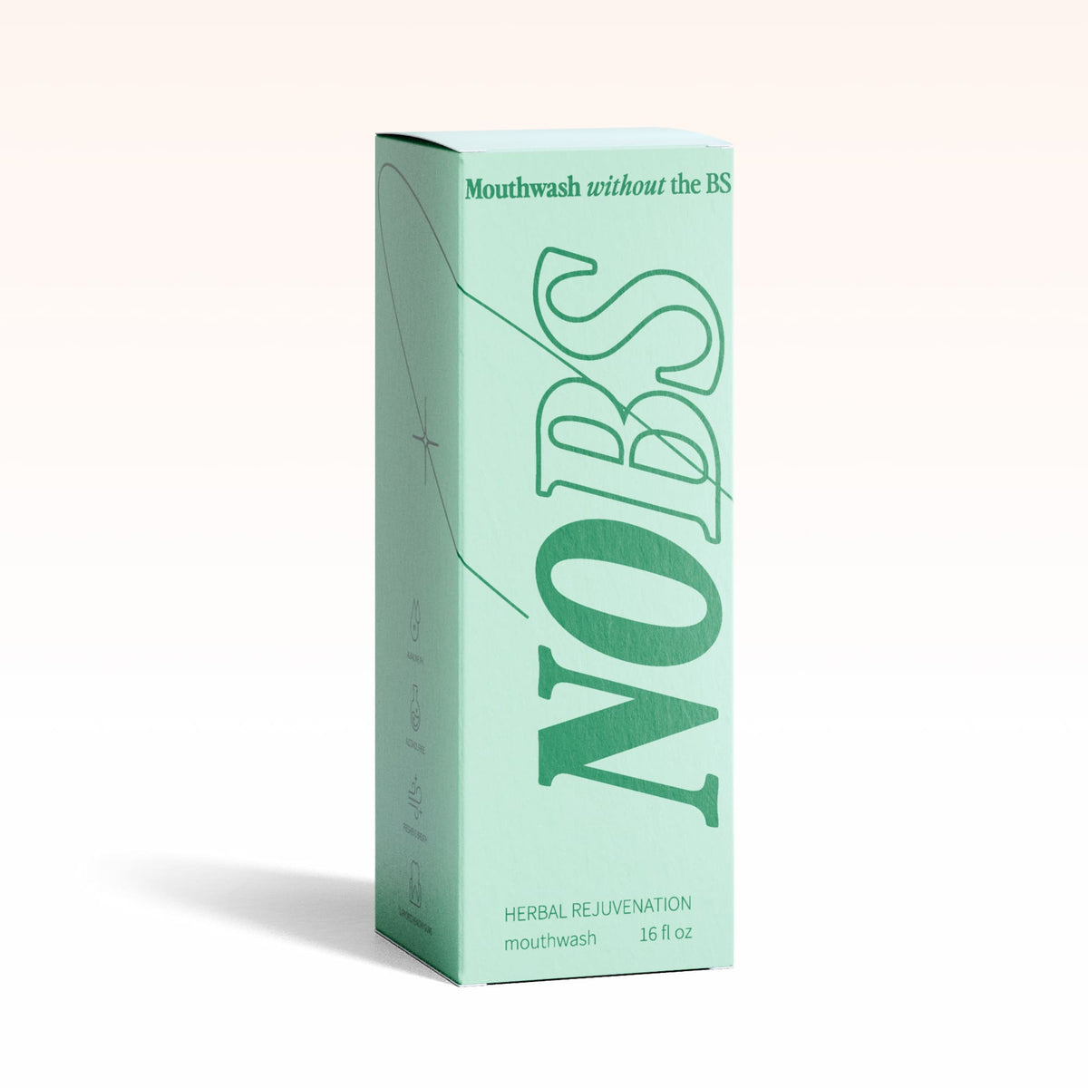 NOBS – Herbal Mouthwash 16 fl oz - image 2
