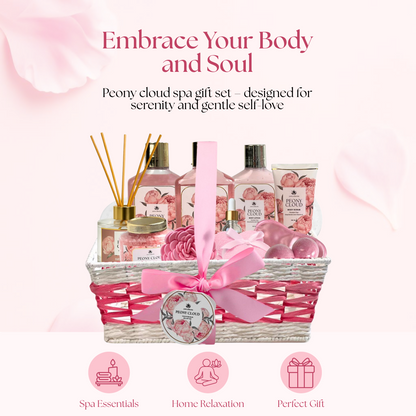 Spa Gift Basket - Peony Cloud - Premium Pink - image 4