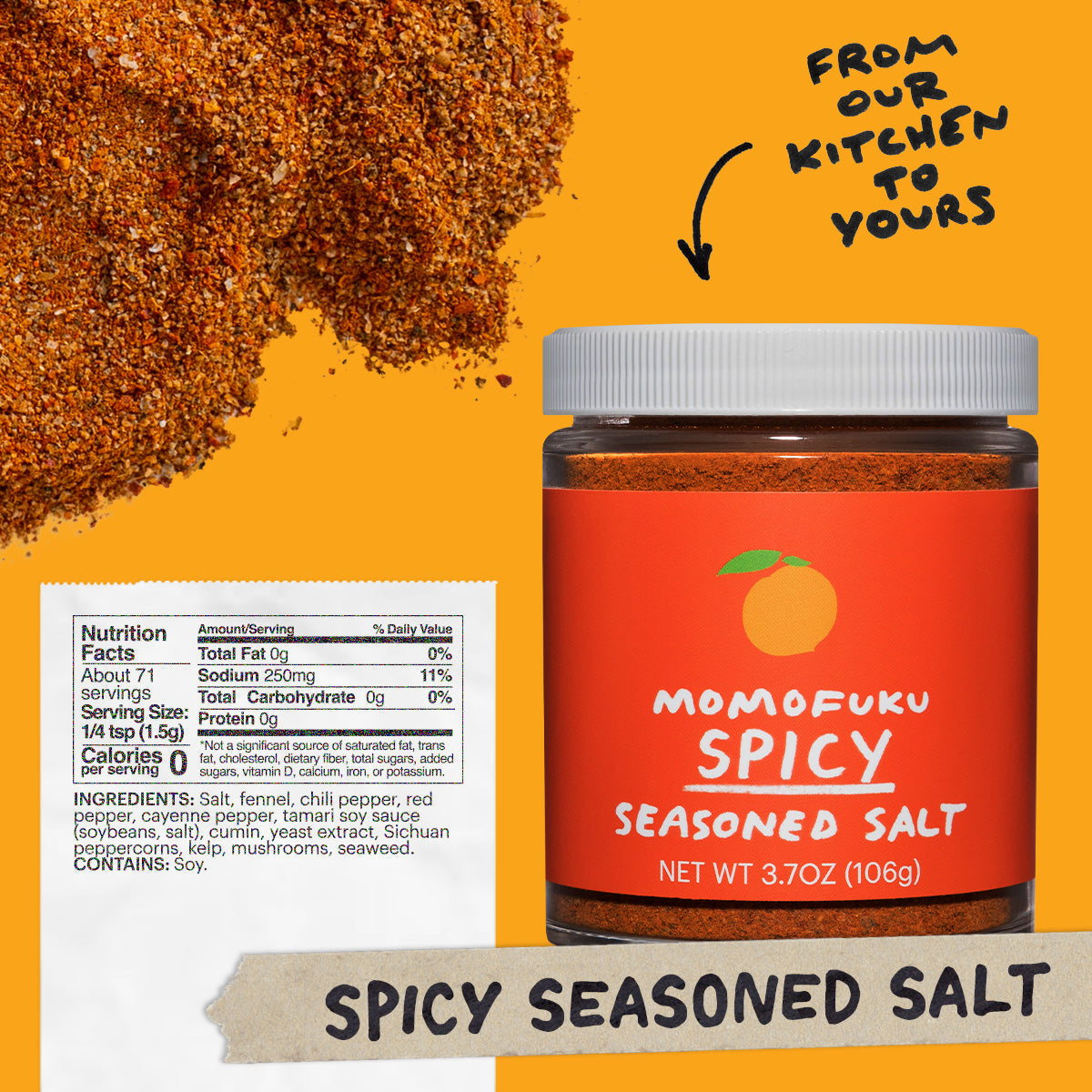 Momofuku Spicy Seasoned Salt Blend – 3.7 oz (106 g) - image 2