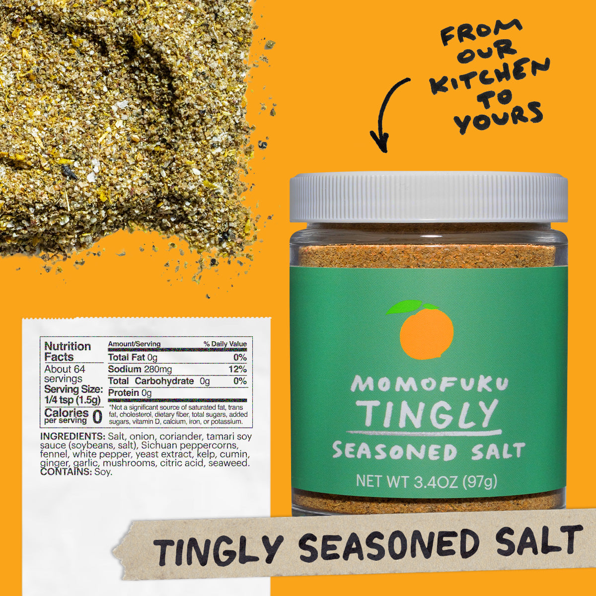 Momofuku Tingly Seasoned Salt Blend – 3.4 oz (97 g) - image 2
