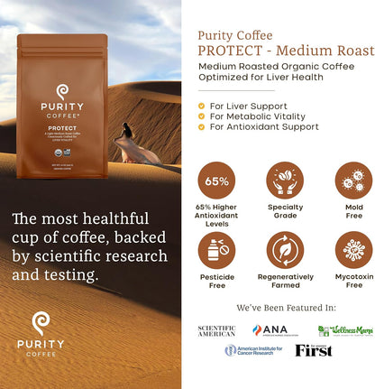 PROTECT: Light-Medium Roast – Ground Coffee - 340g - image 3