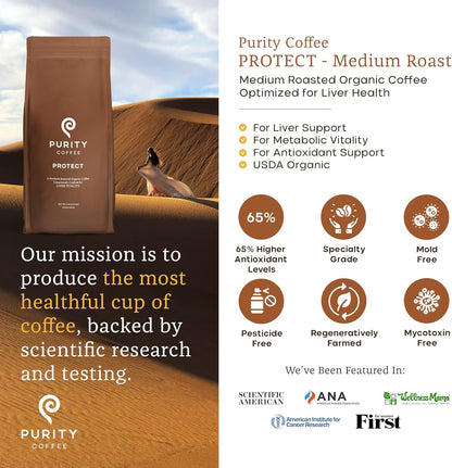 PROTECT: Light-Medium Roast – Whole Bean Coffee – 2268g - image 2