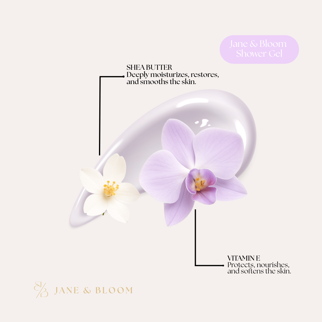 Jasmine & Orchid Shower Gel + Bubble Bath + Mystery SPA Gift