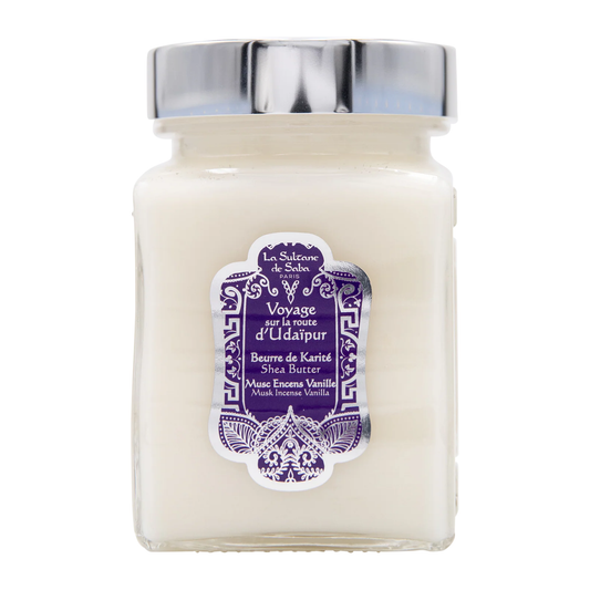 Body Butter – Shea Butter Musk Incense Vanilla –  Journey on the Route of Udaipur - image 1