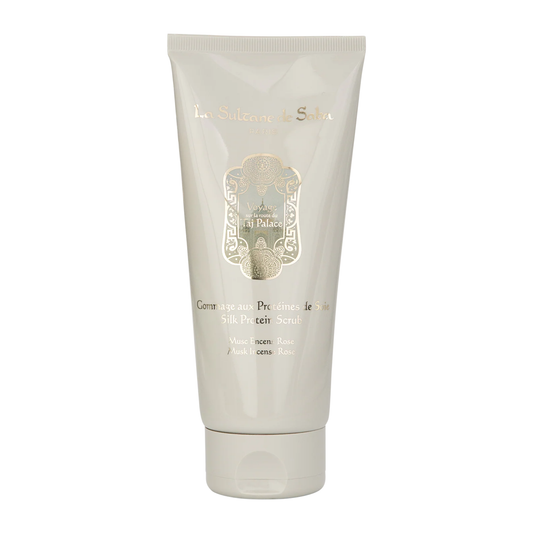 Silk Protein Scrub - Musk Incense Rose – Journey to the Taj Palace - image 1