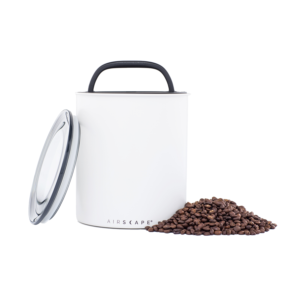Airscape® Kilo Coffee Storage Canister \\ White - image 1