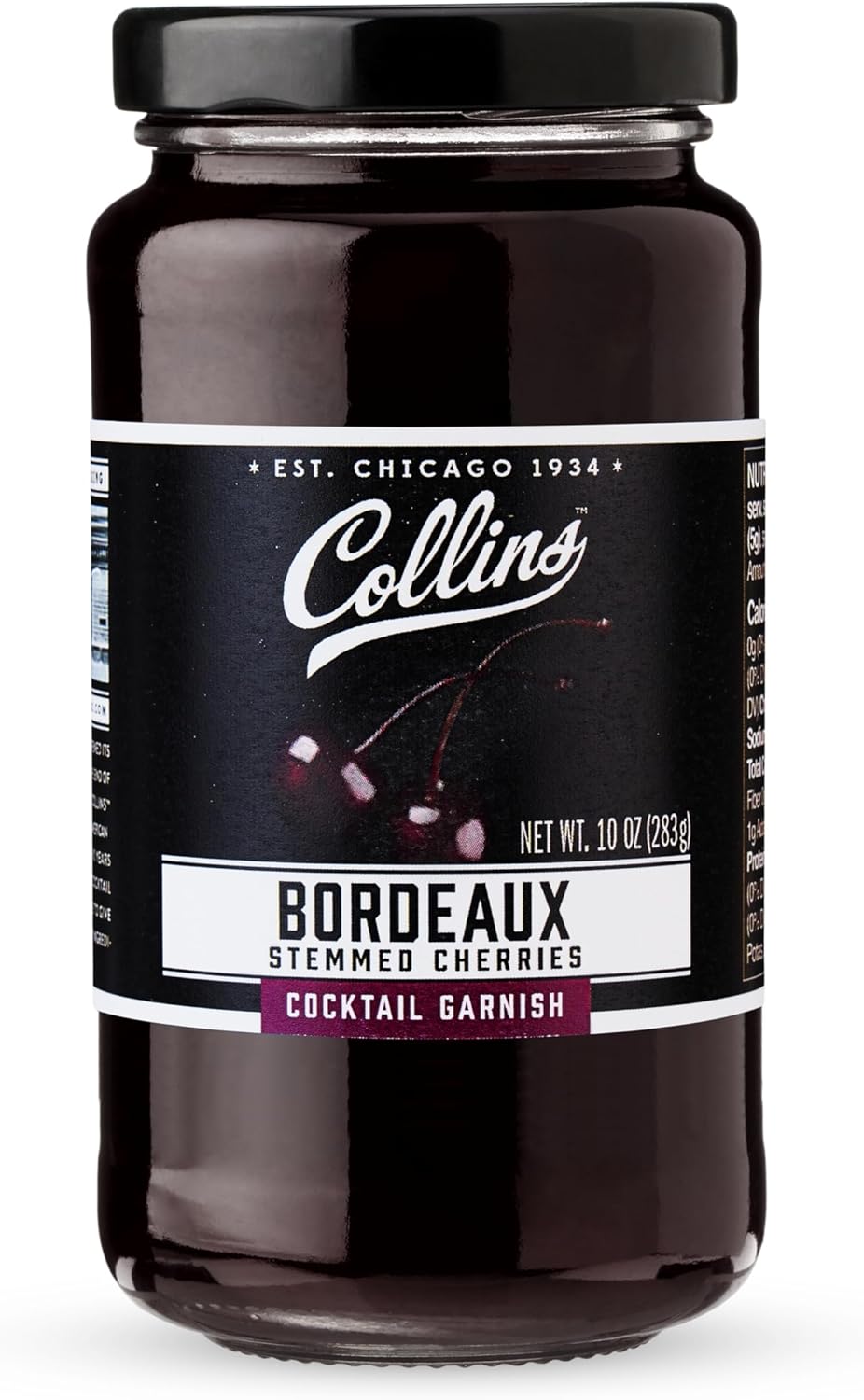Collins Bordeaux Style Cocktail Cherries — 10 oz - image 8