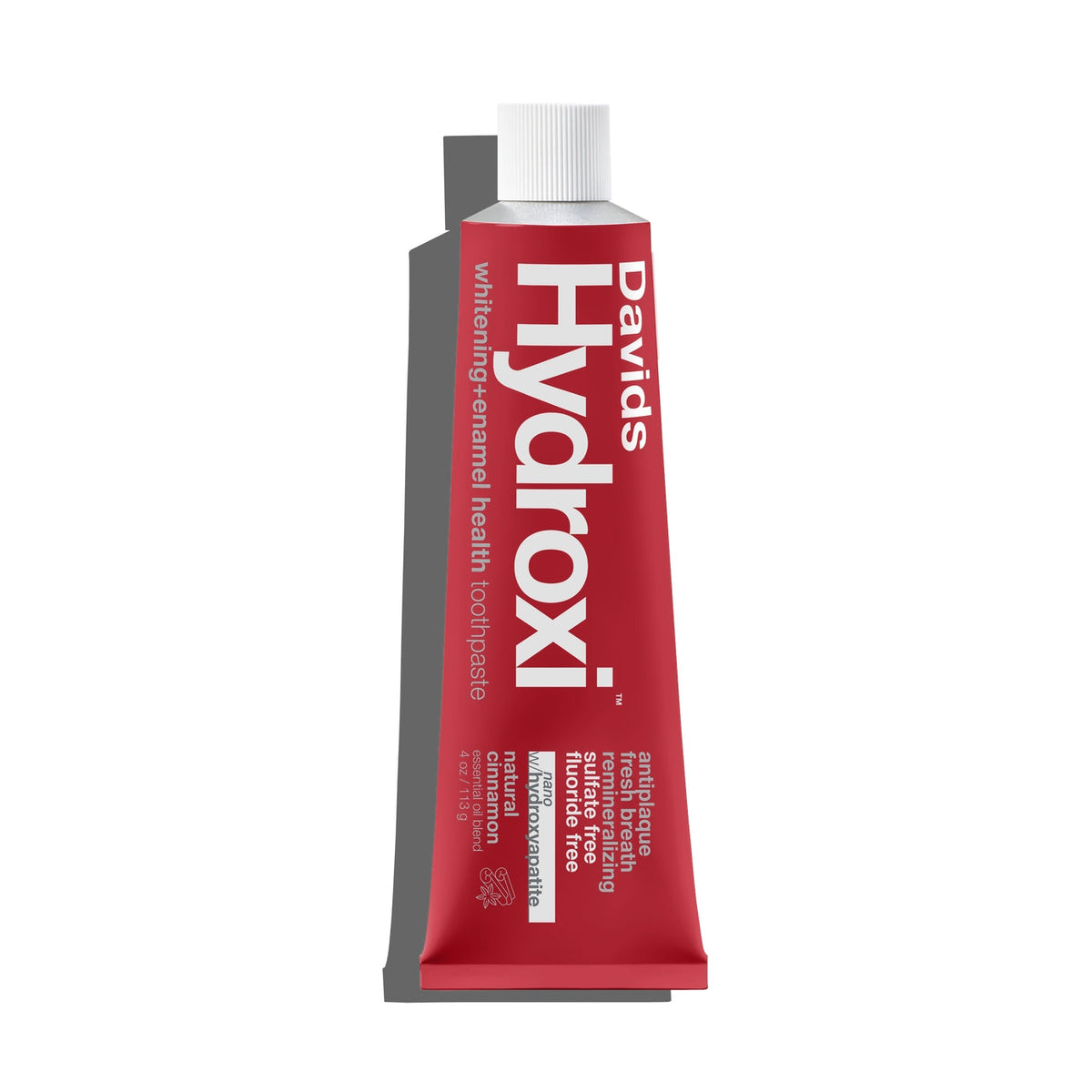 Davids Hydroxi™ Whitening+Enamel Health Nano Hydroxyapatite Premium Toothpaste / Cinnamon - image 2