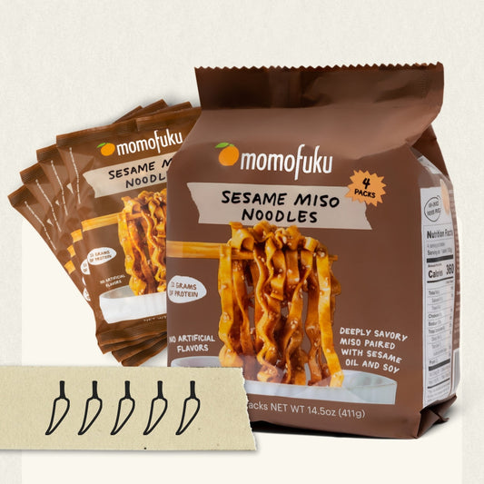 Momofuku Sesame Miso Air-Dried Noodles – 4-Pack (411 g) - image 1