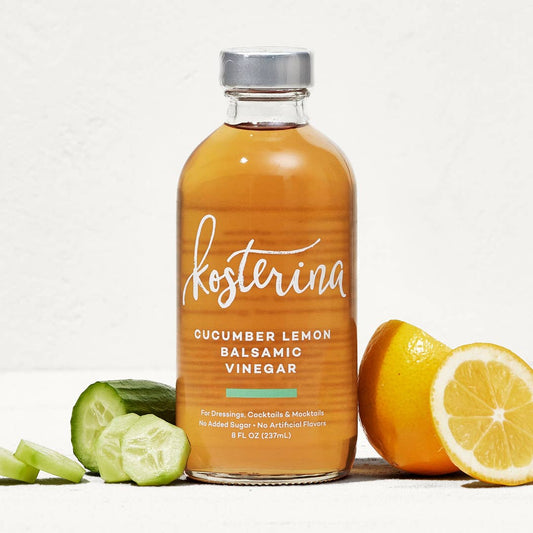 Kosterina Cucumber Lemon Balsamic Vinegar – 8 oz - image 1