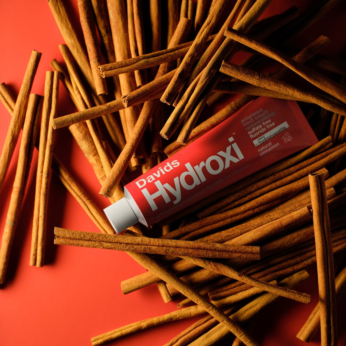 Davids Hydroxi™ Whitening+Enamel Health Nano Hydroxyapatite Premium Toothpaste / Cinnamon - image 5