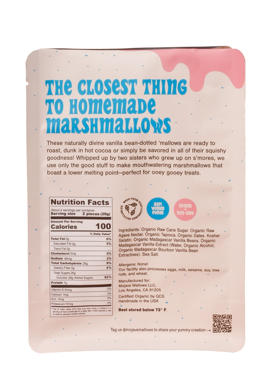 Mojave Mallows Vanilla Bean Marshmallows – 4.5 oz (128 g) - image 3