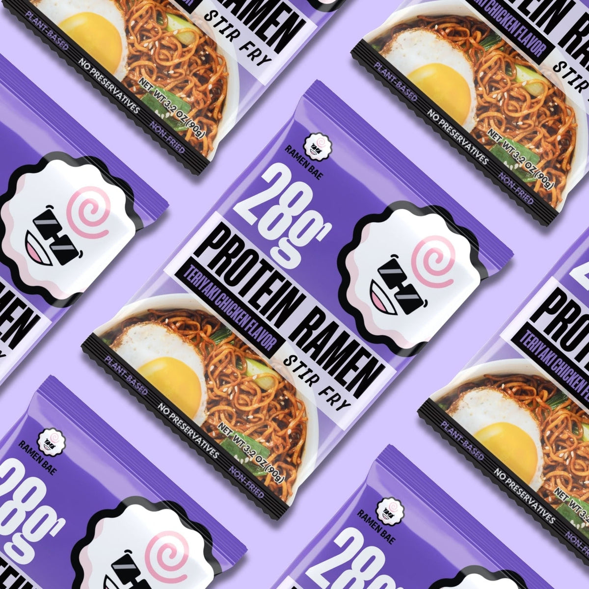 Ramen Bae Teriyaki Chicken Stir Fry Protein Ramen – 6 Pack - image 3