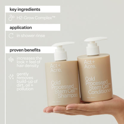 Act+Acre Cold Processed® Plant Based Stem Cell Shampoo™ – 10 oz - image 8