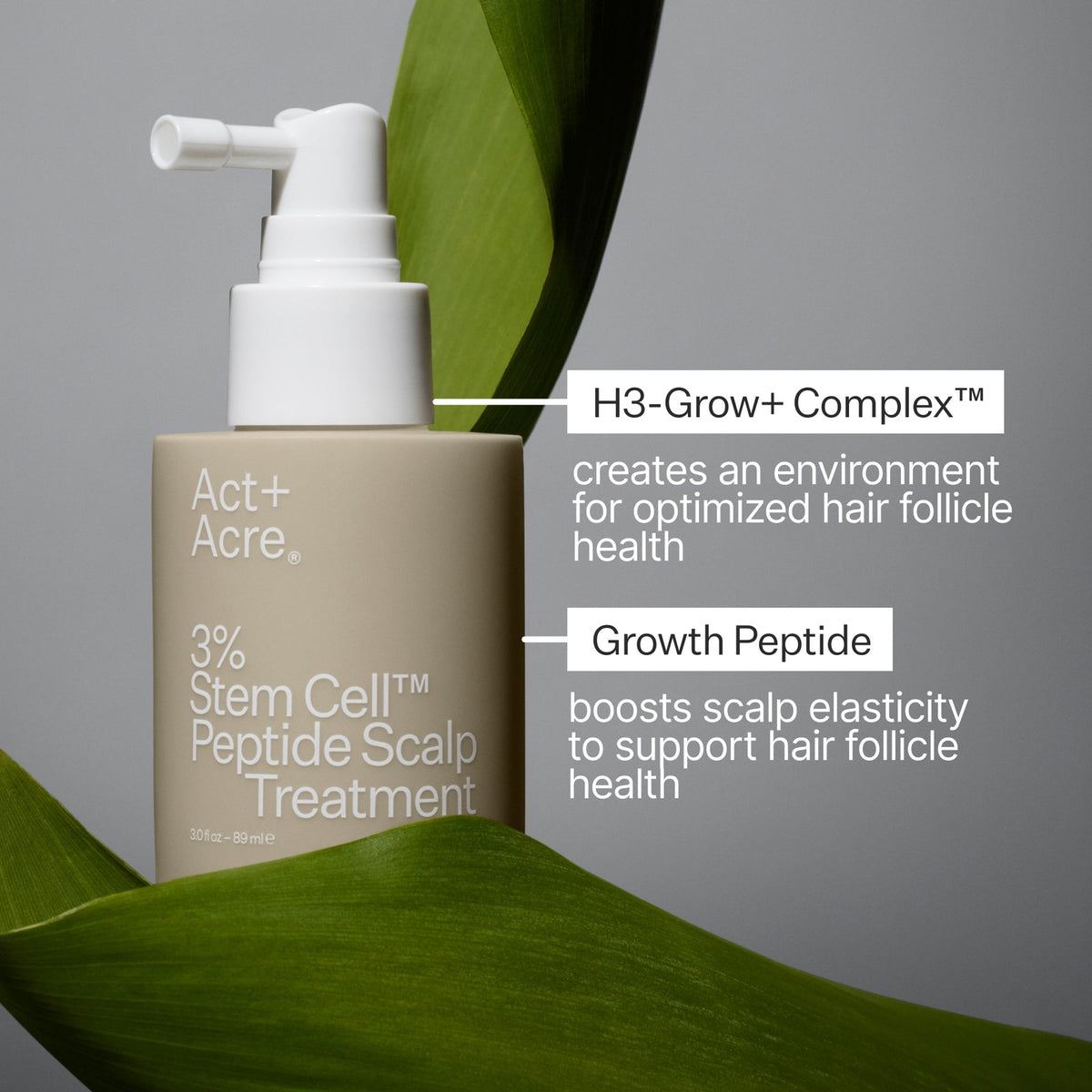 Act+Acre Cold Processed® 3% Stem Cell Peptide Treatment – 3 oz - image 2
