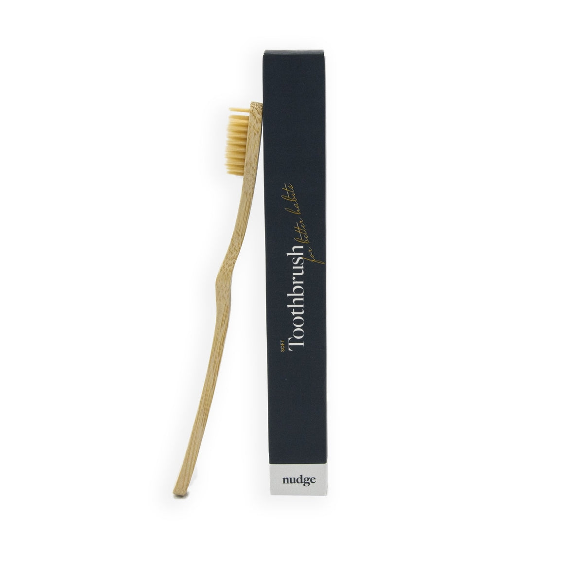 Nudge Soft Bristles Sustainable Bamboo Toothbrushes - 2 Pack - image 1