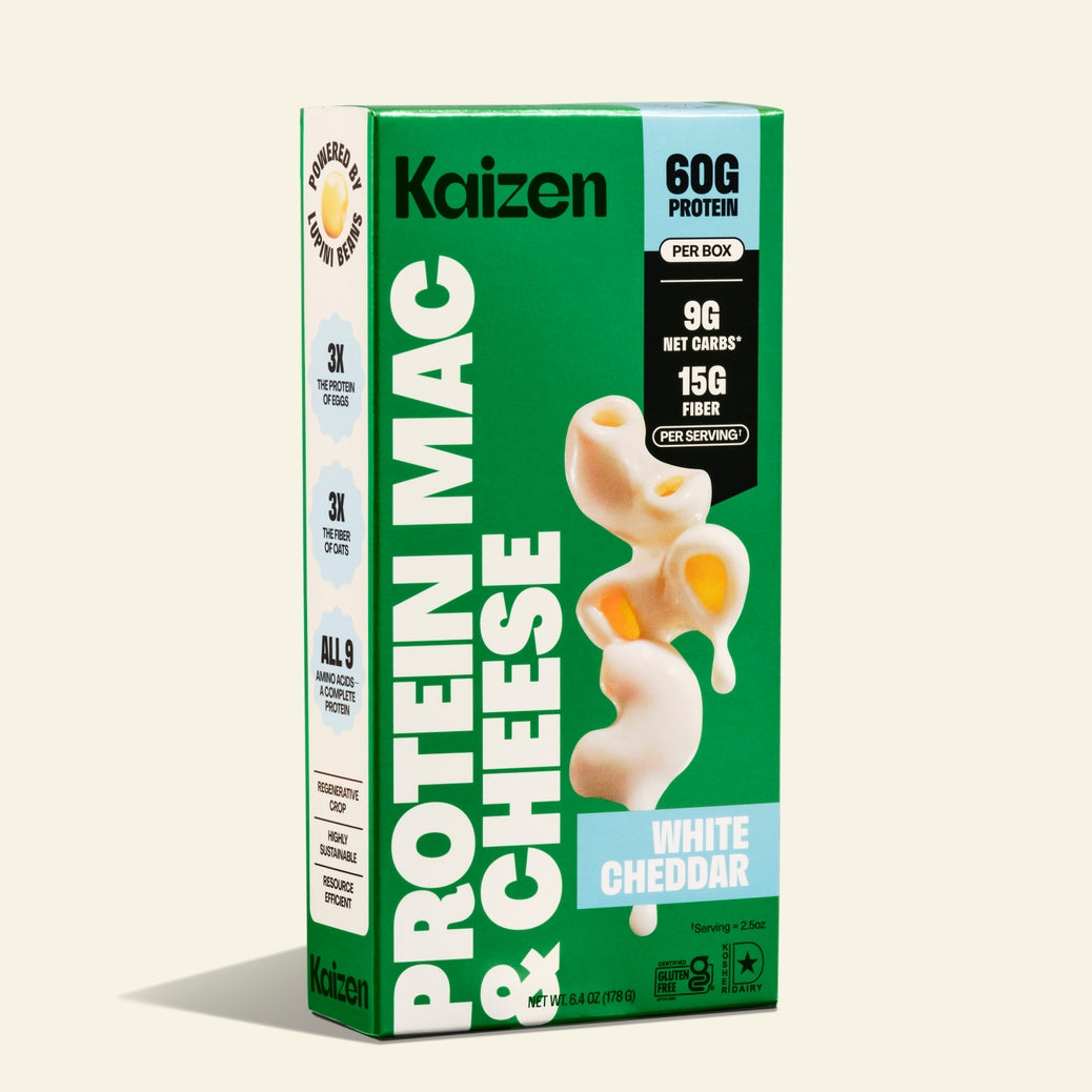 Kaizen – High Protein Low Carb White Cheddar Mac & Cheese – 6.4 oz - image 1